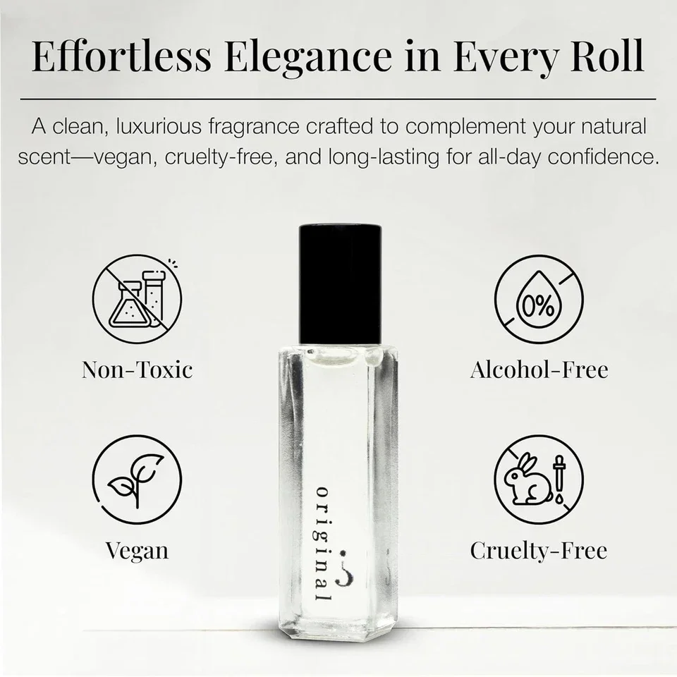 Original Riddle Eau De Parfum for Women 0.27 fl oz / 8ml Mini Perfume Long Lasting Fragrance Spray Portable Travel Size Scent Gift for Female view 3