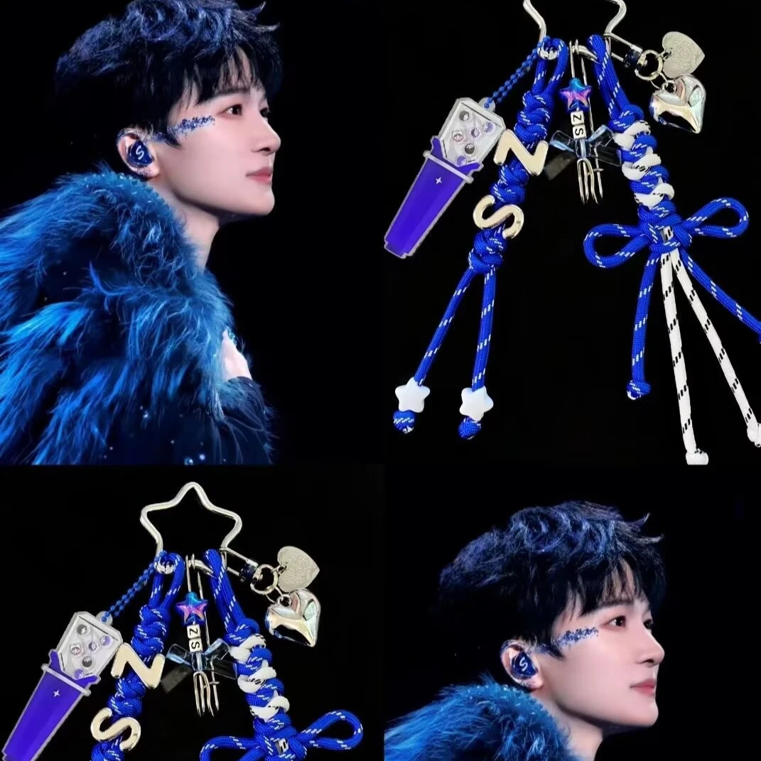 

Подвесное украшение в виде сумки-подставки для телефона от Zhou Shen, креативный подарок в стиле Instagram, брелок, темно-синий кулон