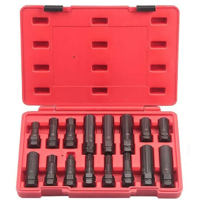 

16-Piece Set Tire Anti-theft Nut Removal Tool Car Tire Sleeve