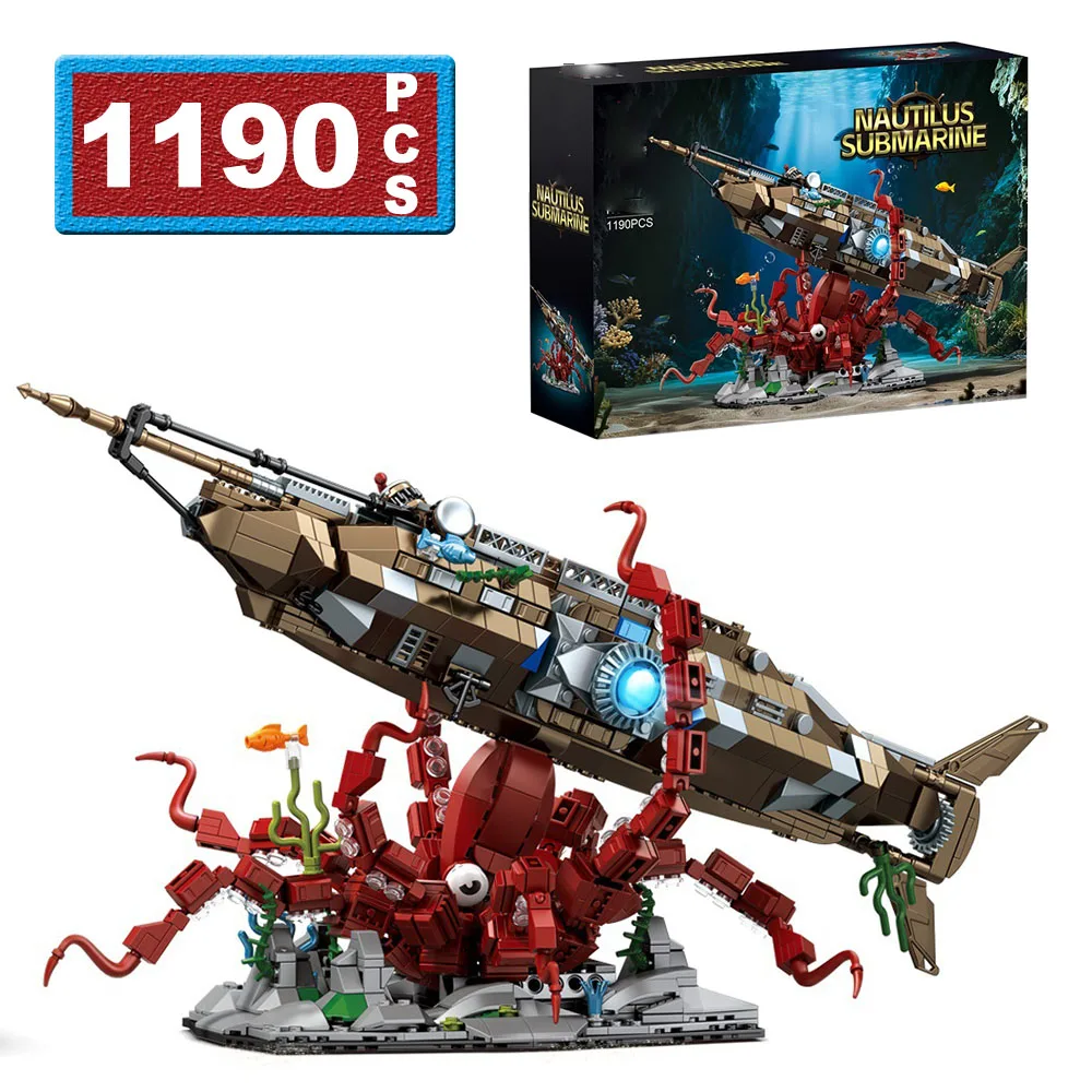 1190pcs-moc-nautilus-ship-octopus-model-building-block-city-creative-submarine-ornament-desktop-ornaments-bricks-toy-adults-gift