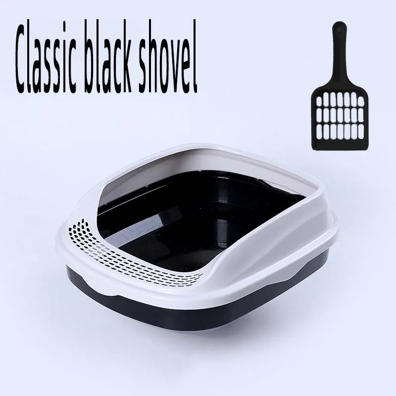 CÁT VỆ SINH Hộp Bán Kèm Theo Hàng Rào Cao Mèo Hộp Mèo Hộp Plus Cao Cấp Đầm Xòe Chống Cát vệ Sinh Cho Thú Cưng Bắn Chống Lưu Vực