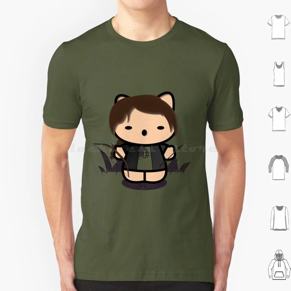 Camiseta de algodón con estampado personalizado para hombre y mujer, tributo a los Juegos del Hambre, Katniss Everdeen, Distrito 12, 13, Peeta, Capitol