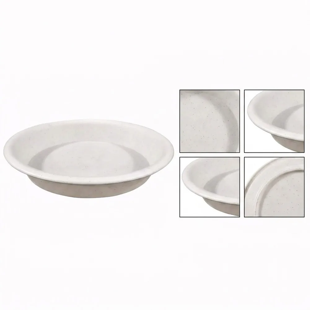 Resin Plant Tray Set of 4 for Potted Plants to Manage Drainage Overflow and Provide Reliable Support During Movement