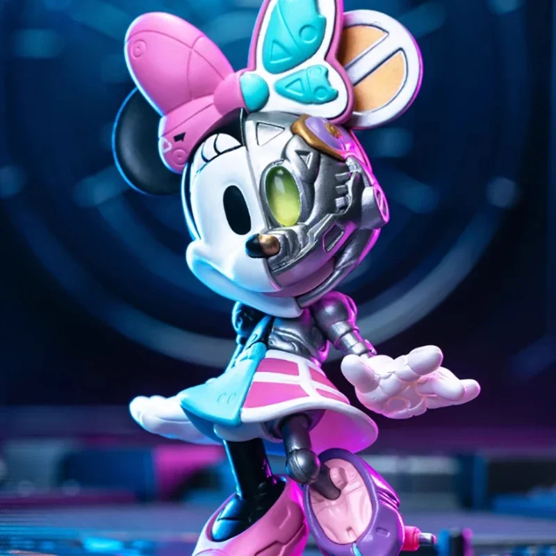 

Disney Mickey and Friends Cyborg Series Blind Box Guess Bag Mystery Box Toys Doll Cute Anime Figure Desktop Ornaments
