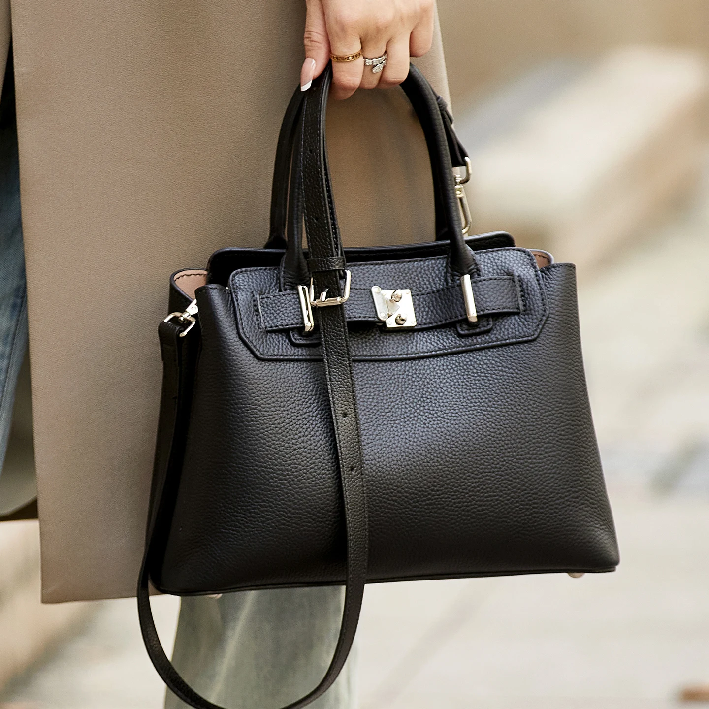 

Very Limited Luxurious Women Leather Handbag New First Cow Skin Winter Top Handle Woman Bag Handmade Shoulder Bag Girl #SC2139