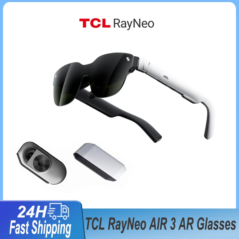 TCL Rayneo Air 3 Smart AR Glasses Micro OLED Screen Private Cinema Pocket For iPhone Android PC Switch PS5 XBOX Gaming Glasses