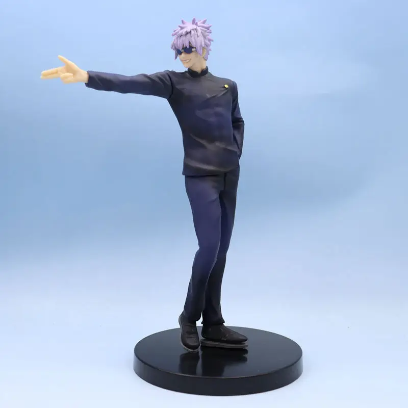 Anime JJK figure Gojo Satoru Fushiguro Toji model sitting pose action figure Computer desk decora car accessorie collection gift