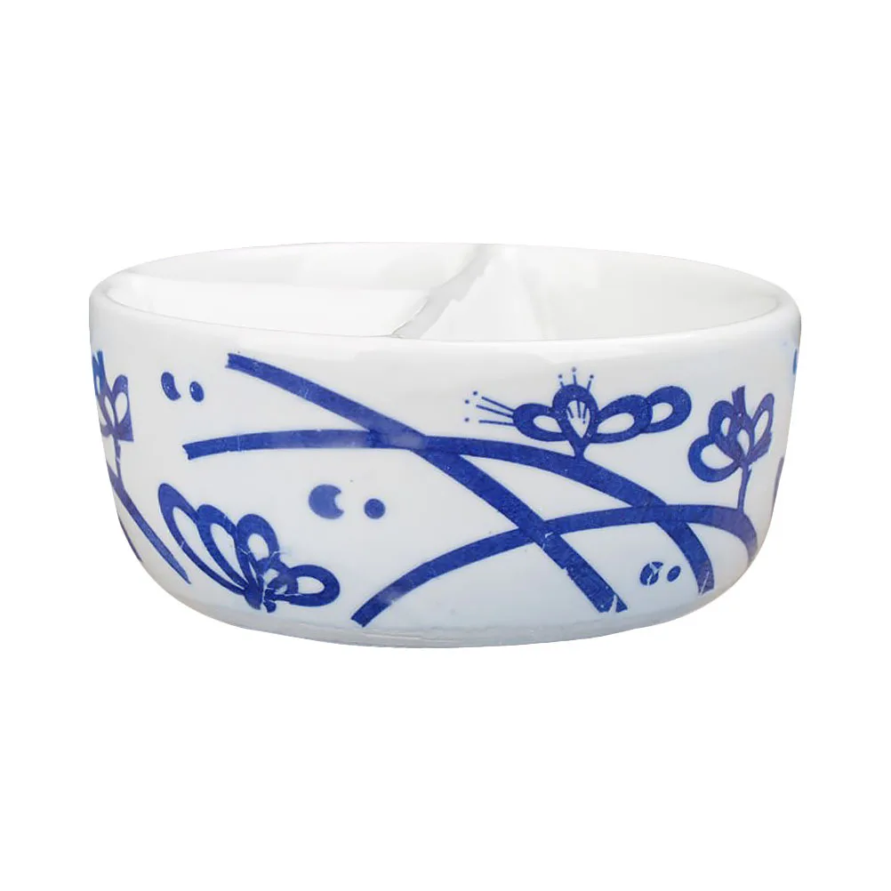 1Pcs Ceramic Mixing Palette with Flower Pattern Smooth Surface Easy Clean for Watercolor Acrylic Oil Painting Color Mixer Tool