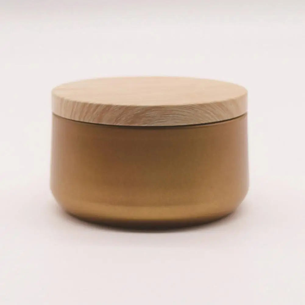 Scatola per aromaterapia custodia per rossetto durevole barattolo di candela barattolo di candela di colore freddo vaso cosmetico elegante nero per regalo