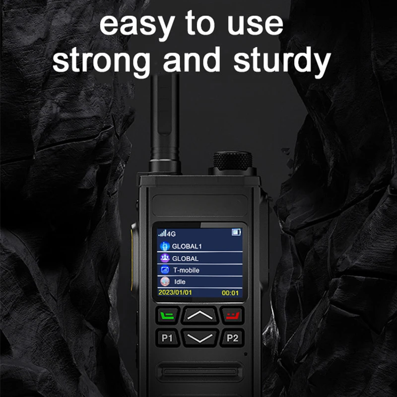 Global 4G walkie talkieglobal-ptt platform fleet travel long range handheld handheld walkie talkie 5000KM