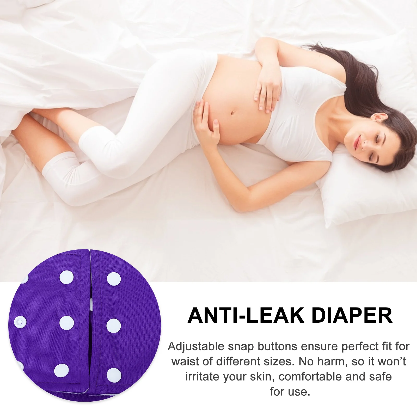 

1Pcs Breathable Waterproof Adult Diaper Washable Leak-Proof Sanitary Pants Supple Comfortable Reusable Unisex Period Underwear