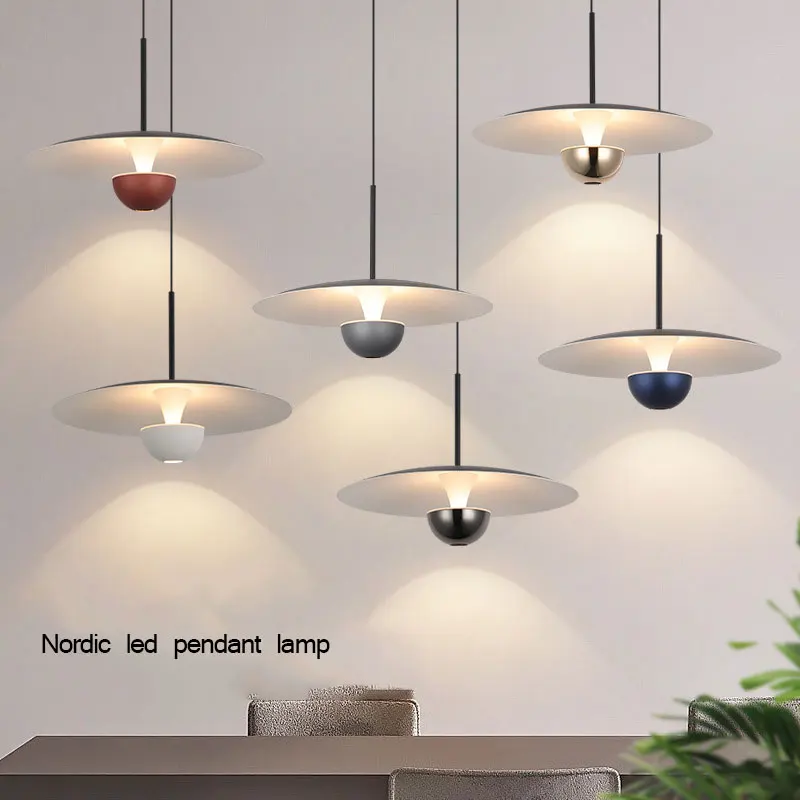 

Home Decor Pendant Light Nordic LED Chandeliers Hanging Led Pendant Lamp for Dining Room Table Kitchen Resturant Bedside Bedroom