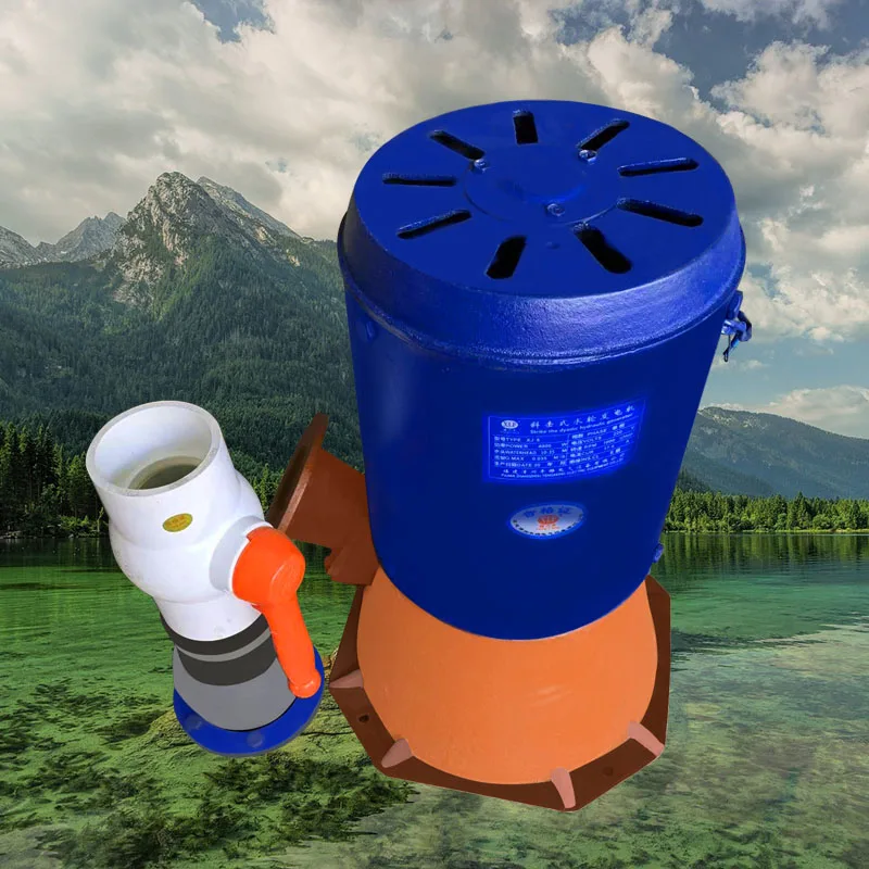 

Generator 20KW 220V 380V 50 Hz Aluminum Alloy Turbine Hydroelectric Generator Household Miniature Inclined Water Force Generator