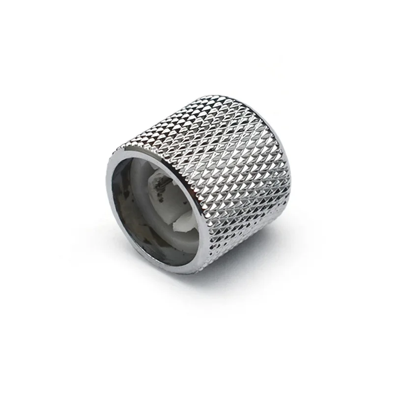 

Metal Guitar/Bass Control Knob Chrome Plated Potentiometer Cap Volume/Tone Knob for Electric Guitar & Bass Parts