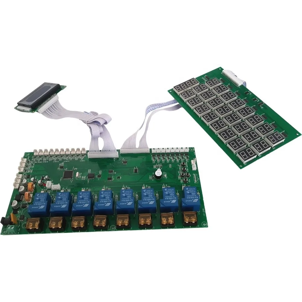 for  JY-258 8 Channels Time Control Board Coin Banknote Operated Timer PCB for Car Washing Machine