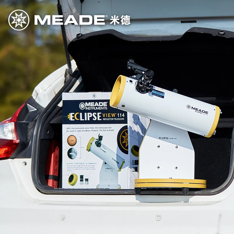 MEADE ECLIPSEVIEW 114MM NEWTONIAN Astronomical Telescope Mini Dob114 High Definition Dobson Student Teaching Equipment