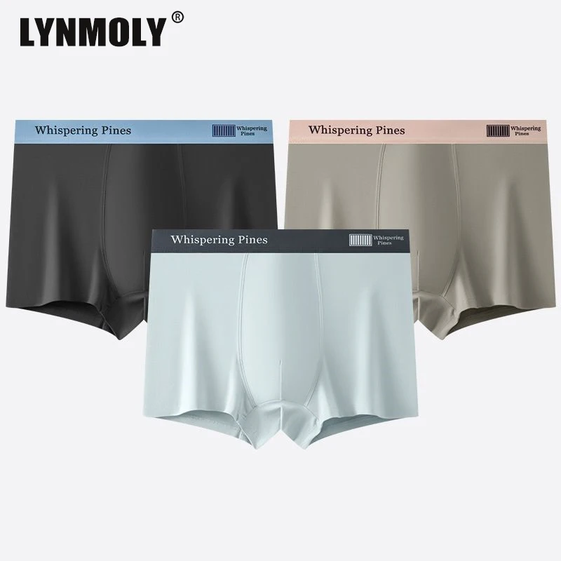 

1/2/3/4PCS Cotton Men's Underwear 2025 Solid Soft Daily Line Intimate Boxer Briefs Sporty Breathable U Convex Lingerie Plus Size