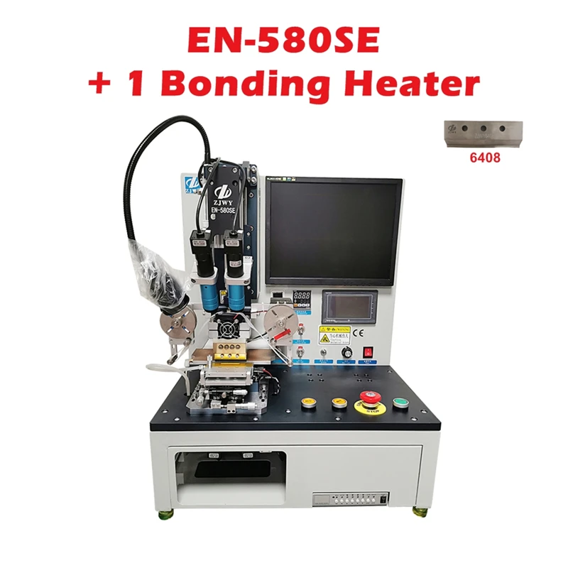 220V 110V EN-580SE Bonding Machine Four Cameras Desktop Type Constant Heating Mobile Phone TAB COG COF COP ACF LCD Repair