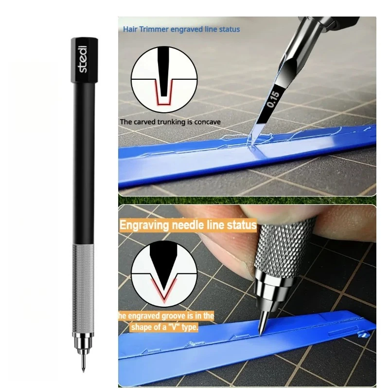 Stedi MS23 Professional Engraving Tool for Gundam Military Model Making Tools Tungsten Steel Blade Hobby DIY Craft Tools