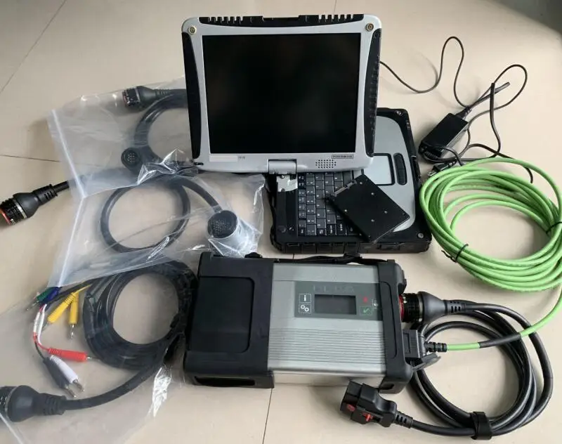 

WIFI MB Star C5 Multiplexer for Car and Truck Sd Connect Vediamo Dts Diagnosis Software Hdd SSD Laptop CF-19 READY TO USE