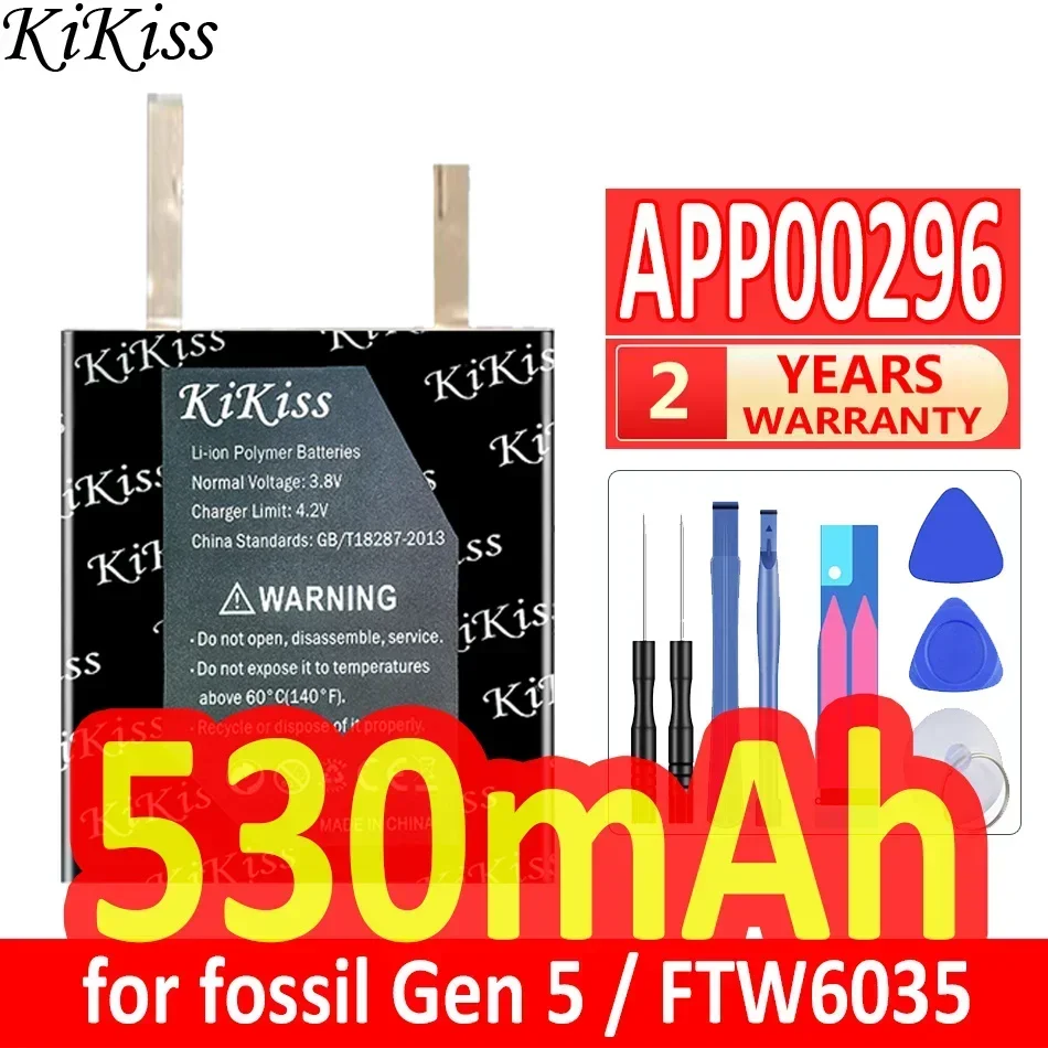 APP00296 (Only cell, without cable and PC) Battery for fossil Gen 5 Gen5/Fossil Julianna HR FTW6035