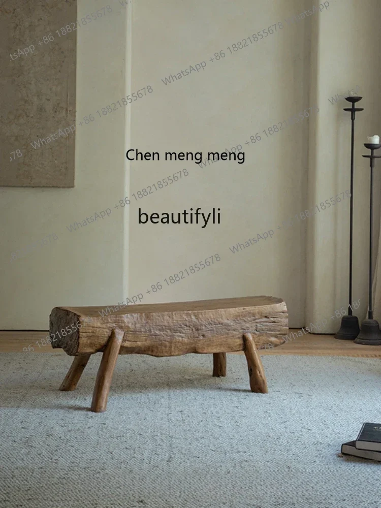 

ss7304 Tree-Shaped Bench, Wild Luxury Homestay Hotel Decorations, Silent Wind Bed End Stool