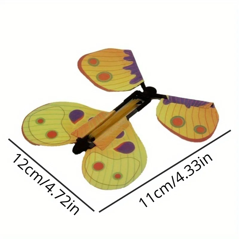 5 PCS Magic Hand Transformation Fly Butterfly Magic Tricks Props Funny Novelty Surprise Prank Joke Mystical Fun Classic
