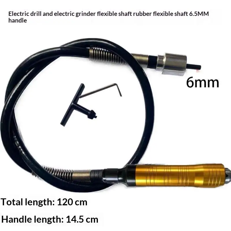 Engraver Flexible Shaft 6mm Flex Shaft Handpiece Power Tool Electric Drill Handle Chuck Separate Mini Grinder Accessories