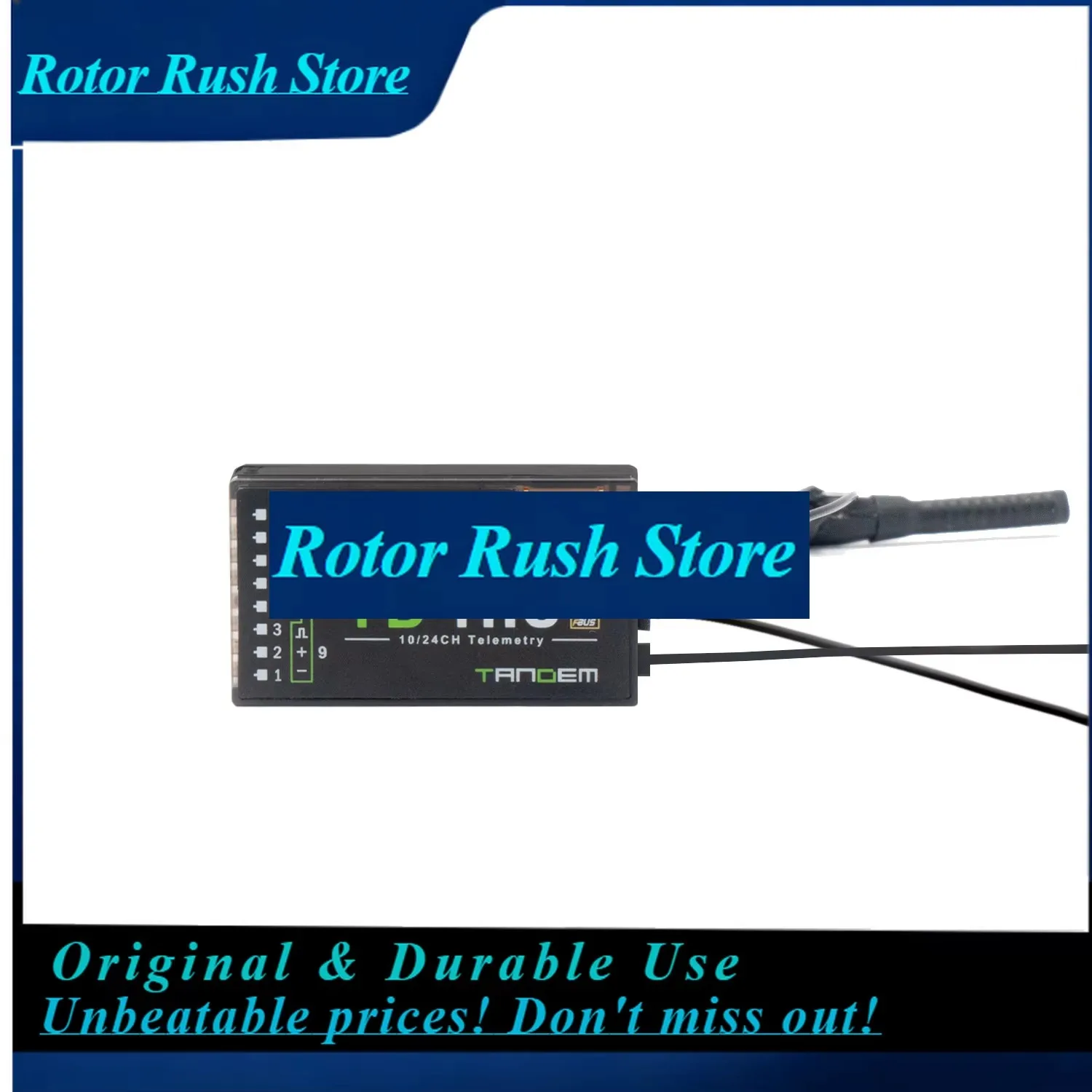 RoRuSFrSky 2.4G 900M Tandem Dual-Band Receiver TD R10 Receiver With 10 Channel Ports