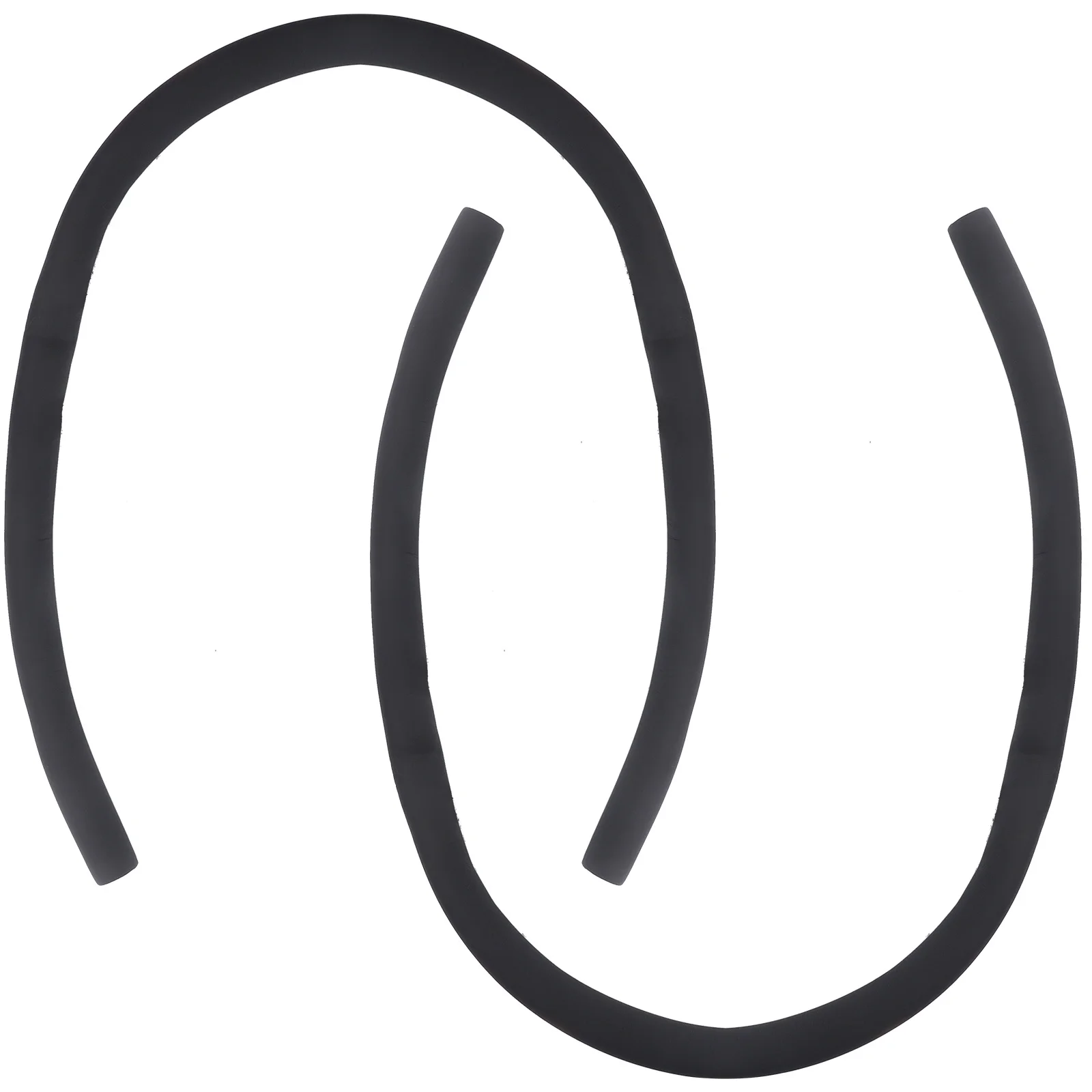 2 قطعة أنبوب إسفنجي عازل كم عالي الكثافة حراري للخارجية خرطوم مياه داخلي مكيف الهواء أنابيب الشمسية التفاف #1