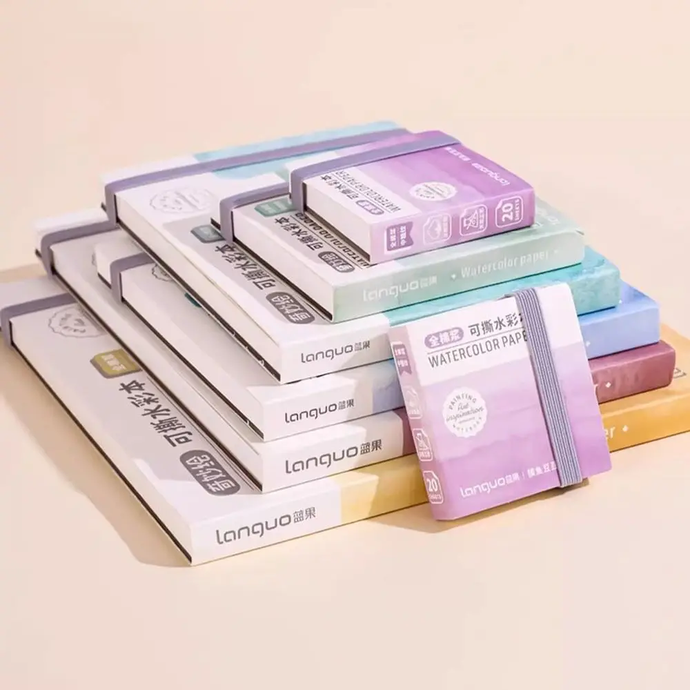 High-quality Thick Paper Watercolor Book Tearable Inspiration Record Sketchbook Portable Art Supplies Paint Book