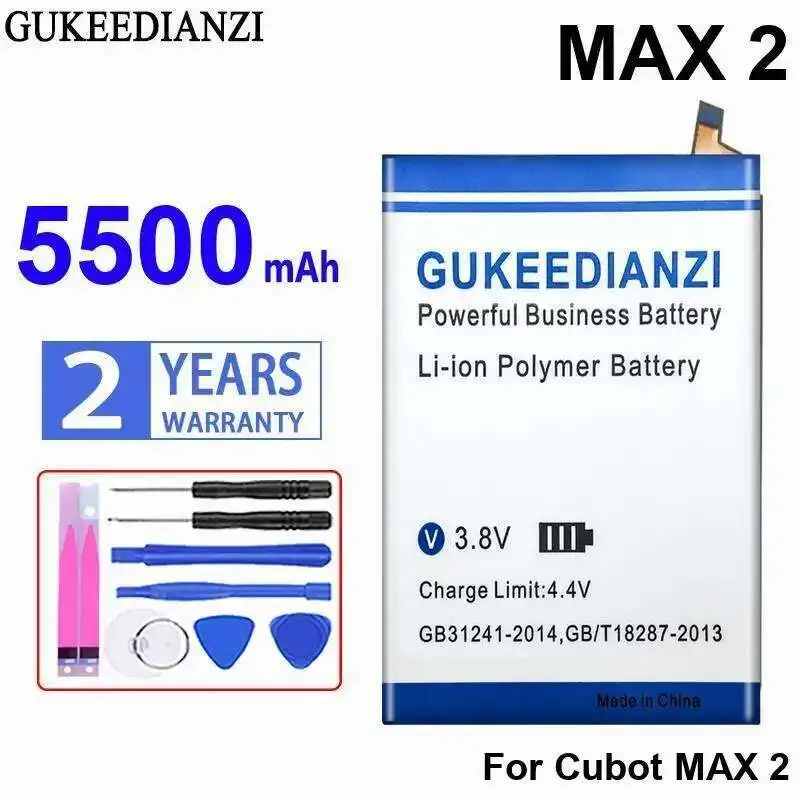 

Mobile Phone Battery For Cubot Max 2 5500Mah Premium Replacement