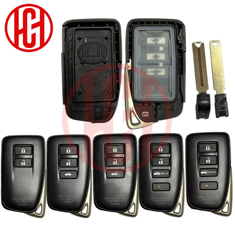 2/3/4Buttons Modified Smart Remote Key Upgraded Version Case With Blade For Lexus CT200 RX2700 RX350 GX400 ES350