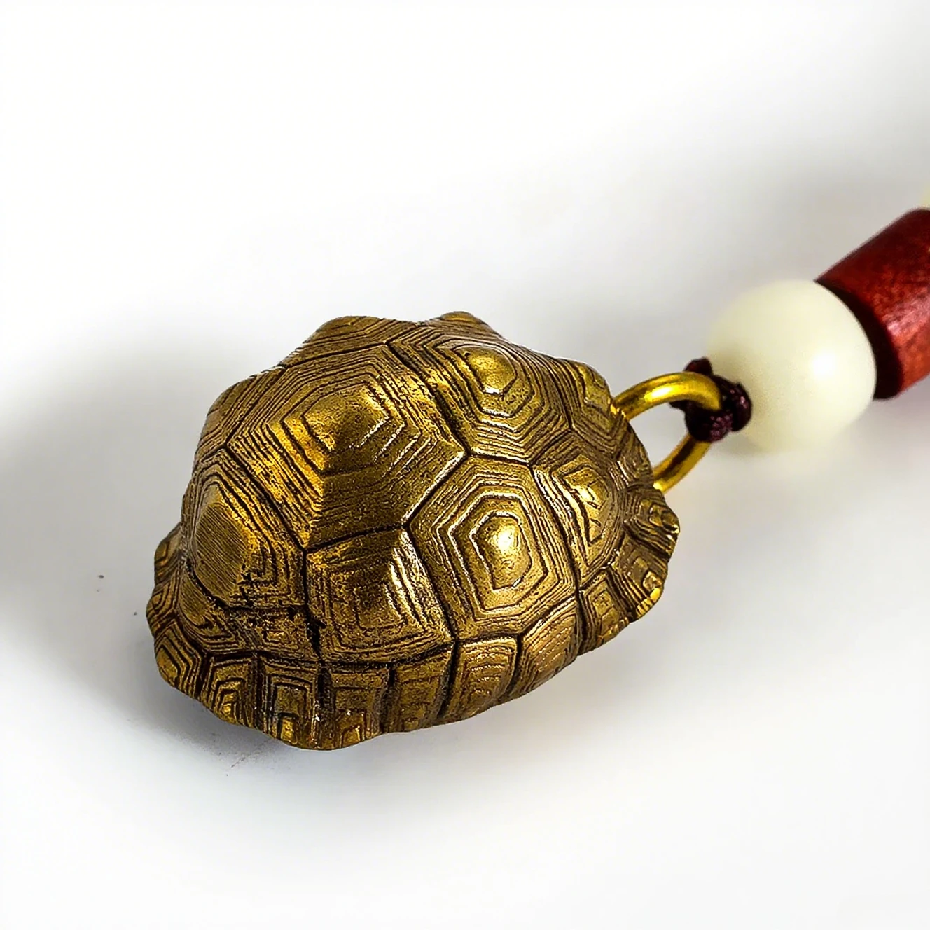 

Латунный брелок в виде панциря черепахи, амулет фэн-шуй, символ защиты долголетия, удача, путешествия, очаровательный традиционный китайский карман