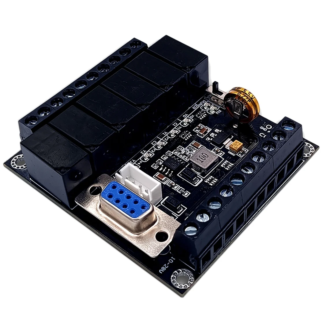 EYFL-PLC Industrial Control Board FX1N-14MR Relay Module Editable Controller