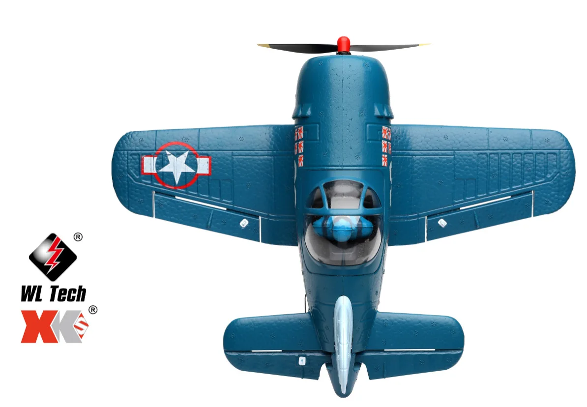 Weili A500 Q Version F4u Pirate Remote Control Fixed Wing Glider Four Channels Like Real Aircraft Aviation Model Children's Toy