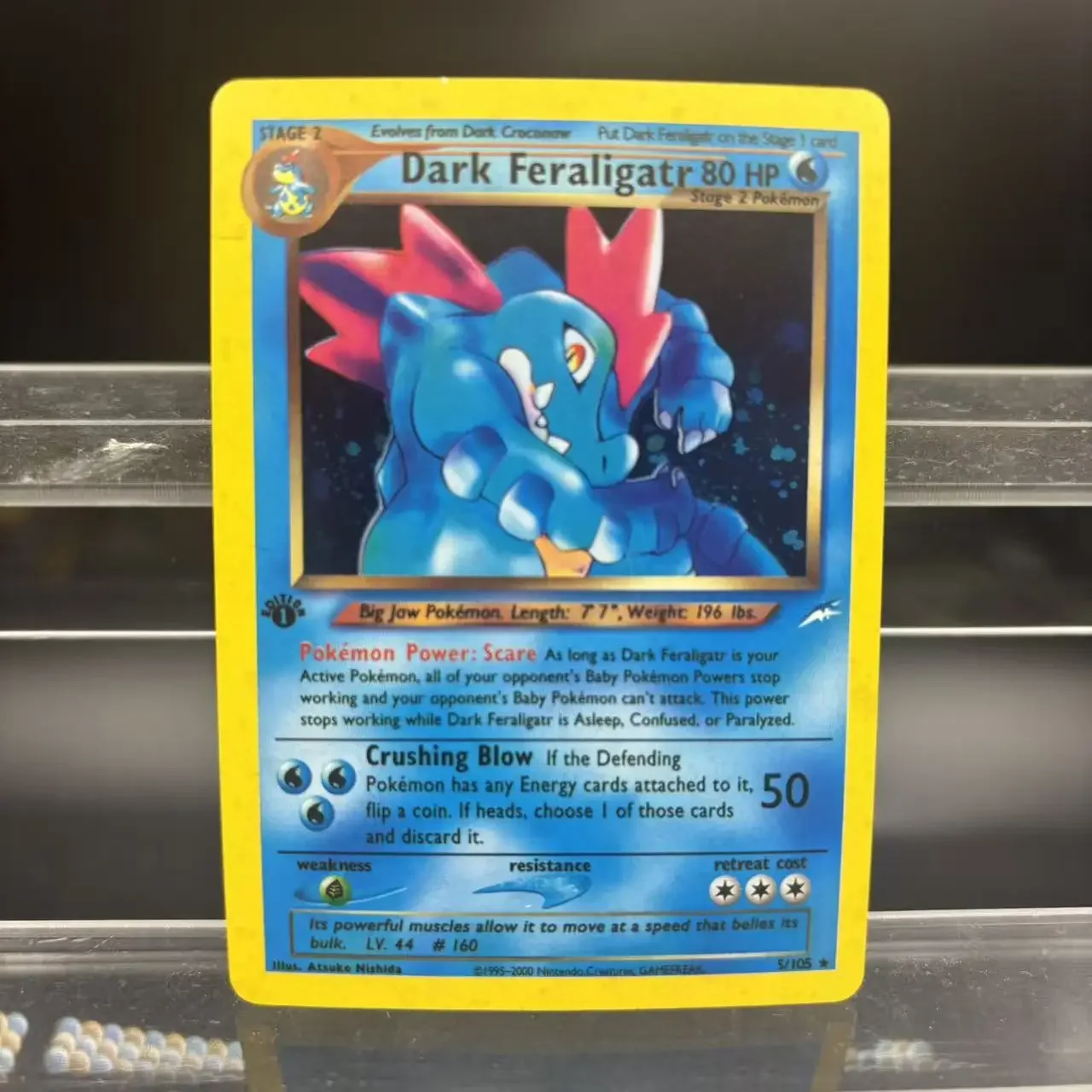 TCG DIY-collectiekaarten Dark Ampharos Light Azumarill Dark Houndoom NL Self Made Single Card Classic Game Anime Card Gift Toy