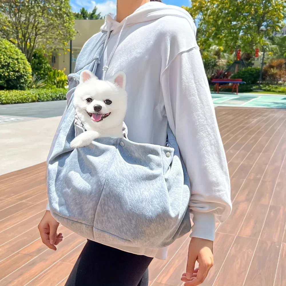 

Escape-Proof Dog & Cat Sling Carrier for Small Pets Under 16lbs -Ideal for Daily Walks and Outdoor Activities, Pet Carrier