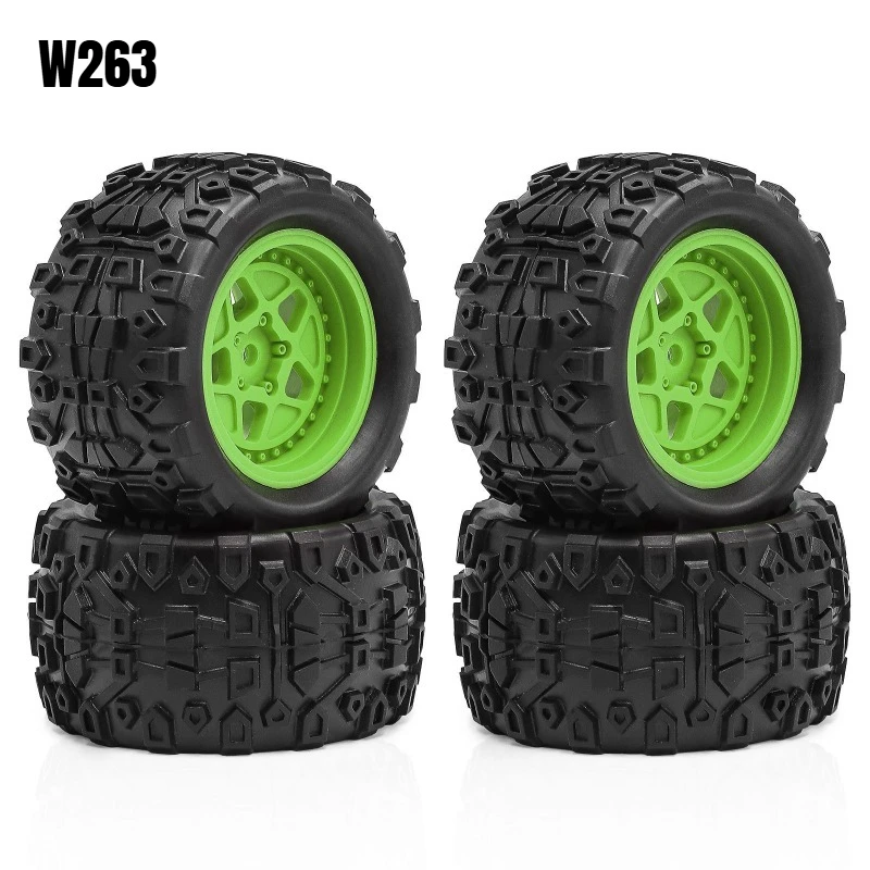 1/18 ARRMA TYPHON GRANITE GROM Monster Truck-banden en Mega Tooth-banden - Compatibel met Mini Granite W263