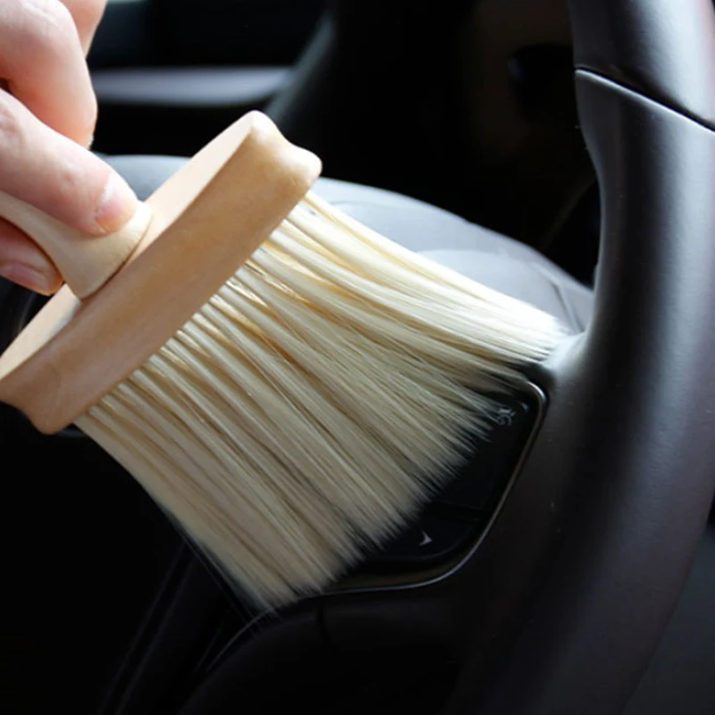 Car Interior Cleaning Soft Brush Dashboard Air Outlet Detailing Sweeping Dust Tools Auto Home Office Duster Brushes