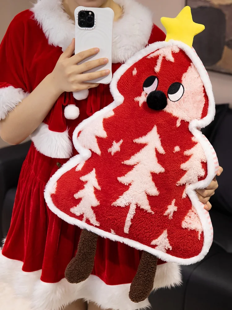 Kerstboom Pluche Knuffels Kerstsfeer Decoraties Kussens Kussens Fotografie Props Vakantie Verrassingsgeschenken