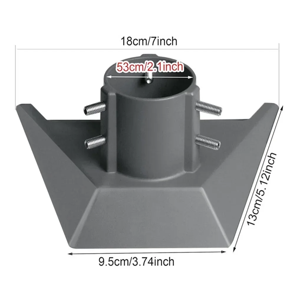 Kit pemasangan tiang, alat pemasangan untuk pemasangan Starlink luar ruangan kinerja Optimal tahan cuaca paduan aluminium