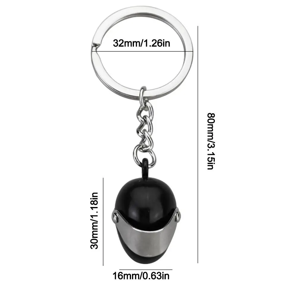 Мини-брелки с украшением в виде мотоциклетного шлема