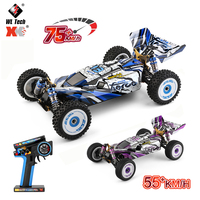 WLtoys 1/12 124017 75KM/H RC Car Brushless Vehicle 124019 55KM/H 4WD Electric High Speed Drift 2.4G Remote Control Toys