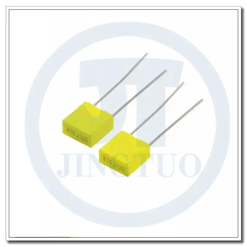 Correction Capacitor 474J100 470nJ100 100V 0.47UF 470NF Lead Pitch 5mm Polypropylene Safety Plastic Film Capacitance