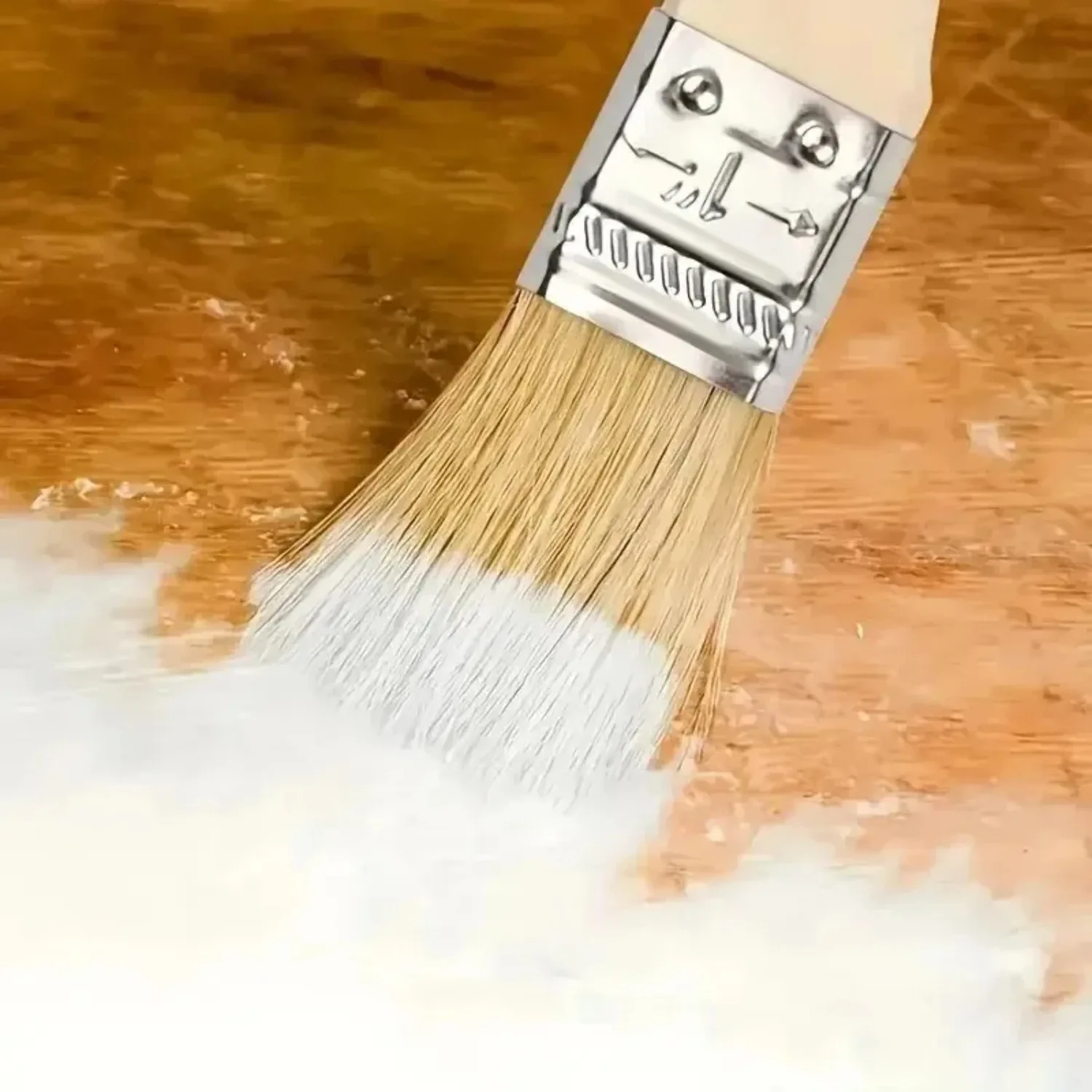1/5/10/12/20/24 Size Pig Mane Brushes Wooden Handle Art Craft Brush for Plastering Painting Glue Application