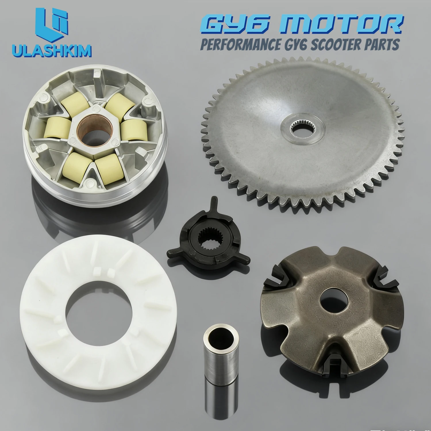 Scooter motocicleta GY6 50 Kit de rueda activa embrague 48cc placa de transmisión embrague delantero 80cc Kit de placa de polea