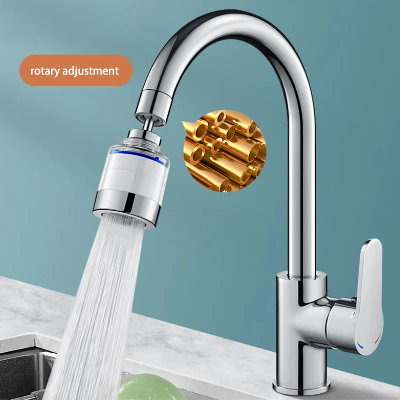 Faucet Extender Kitchen Splash Head Universal Water Nozzle Filter Purified Water Booster Household Sink Basin Shower Filter