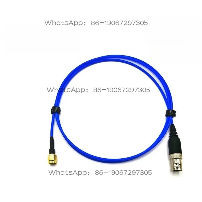 Connecting cable SMA male to BNC female coaxial double silver connecting cable oscilloscope signal cable