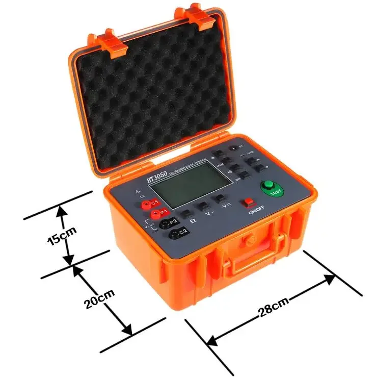 

Hign Precision Digital Earth Resistance Soil Resistivity Tester Soil Resistivity Meter